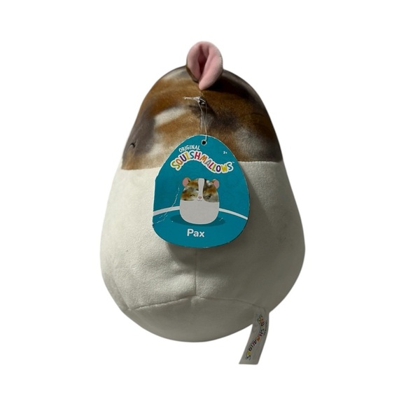 Pax Squishmallow Calico Guinea Pig Brown White Pet Animal Plush - Picture 3 of 5